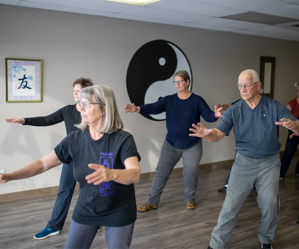 photo of tai chi class